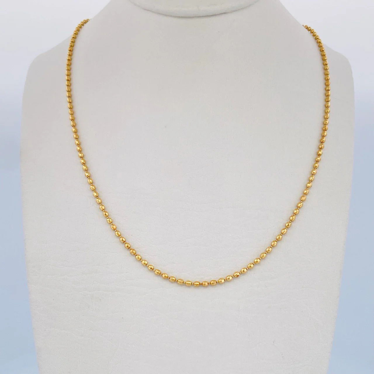 MILITARY CHAIN 18K 24 IN APROX 11G