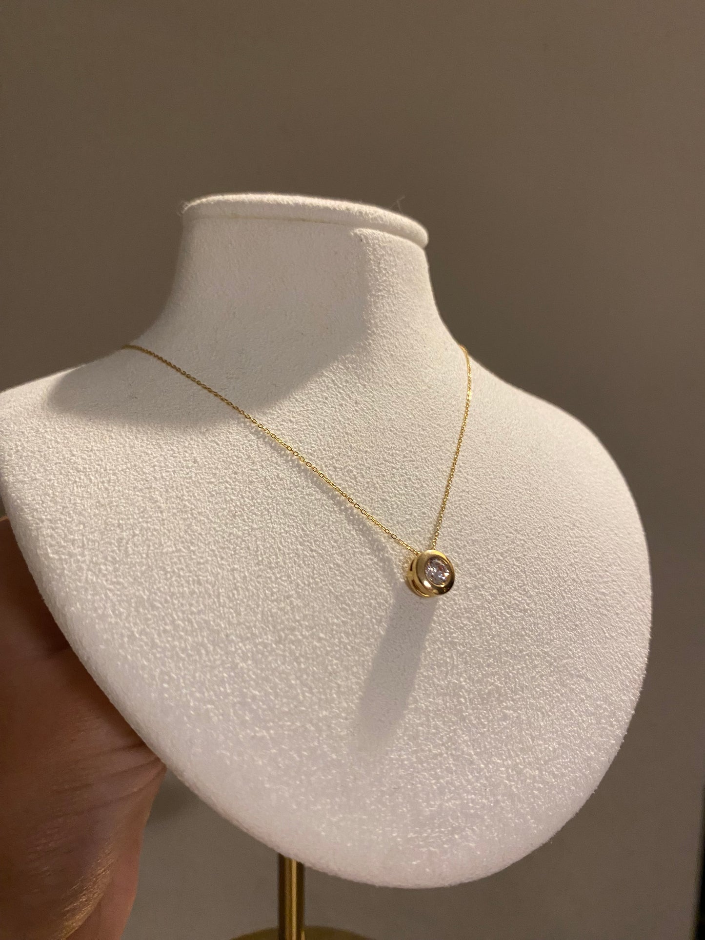 CADENA PUNTO LUZ 18K PARA DAMA