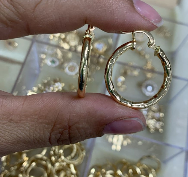EARRINGS 18K HOOP