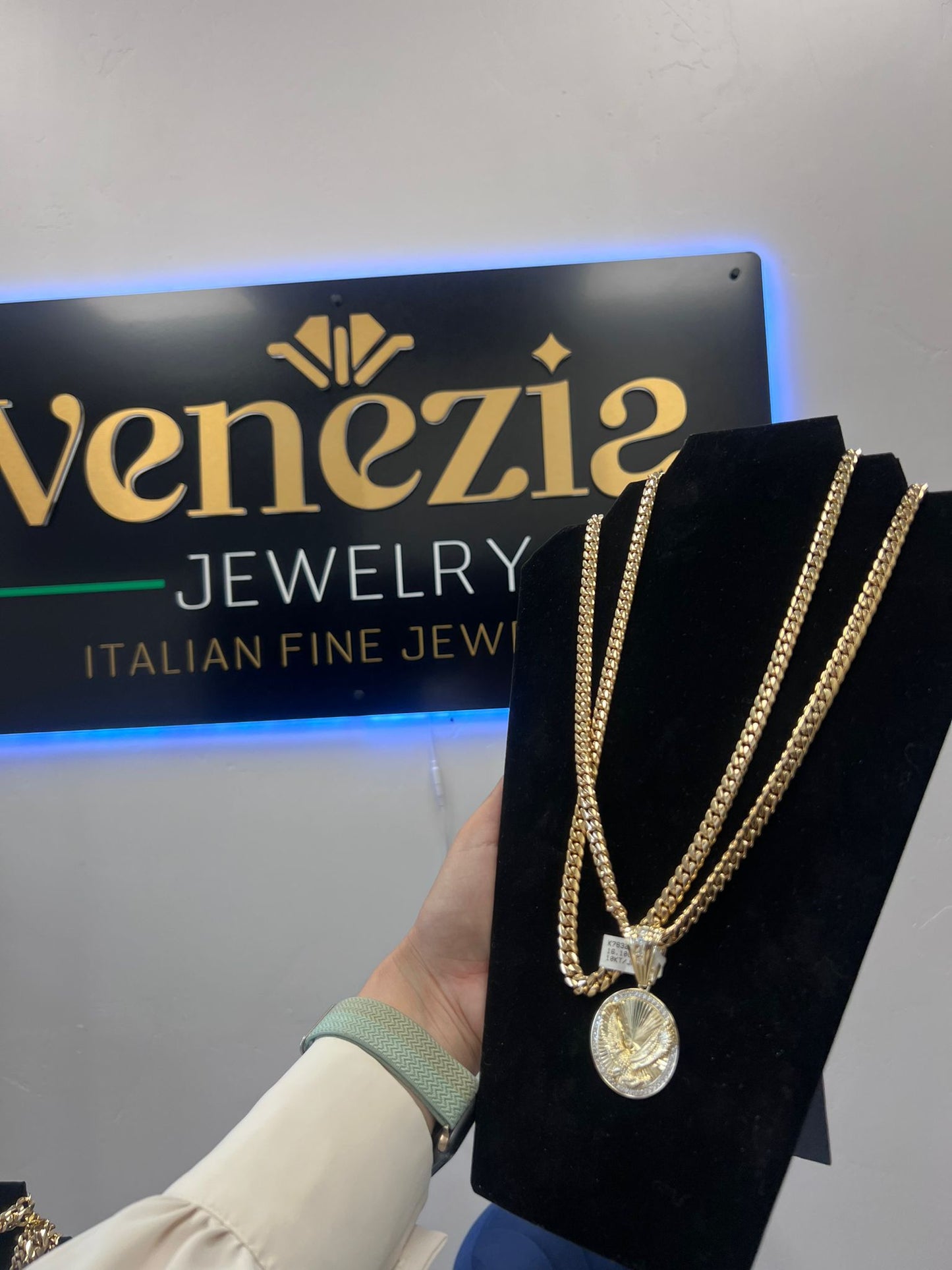 Cuban necklace 14k 100g