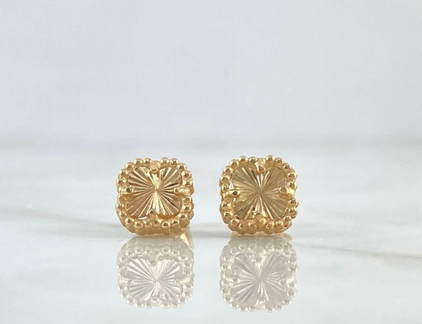 TREBOL EARRINGS 18K