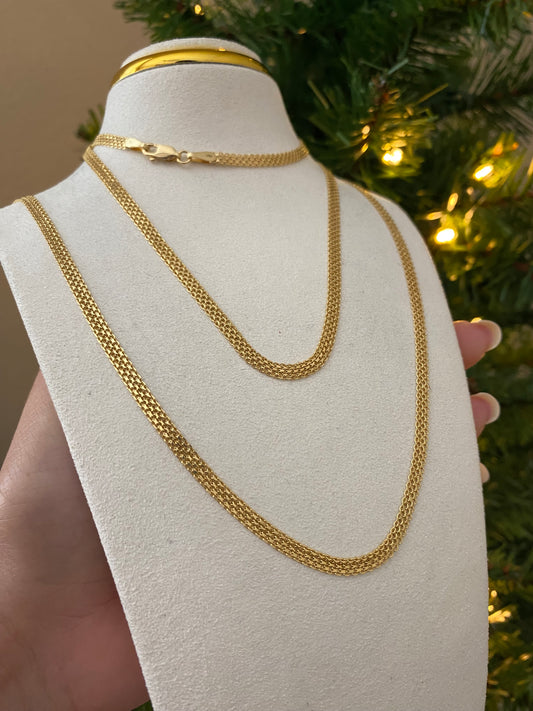 BISMARK CHINO CHAIN 18K APROX 12G