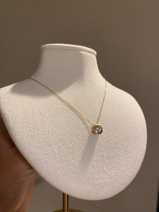 CADENA PUNTO LUZ 18K PARA DAMA