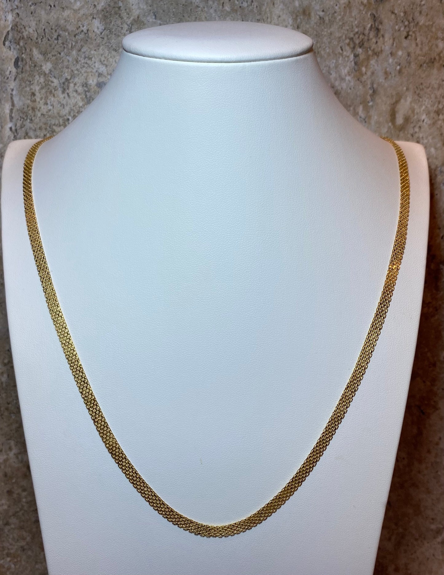 BISMARK O TEJIDO CHINO 18K 24in 8g APROX