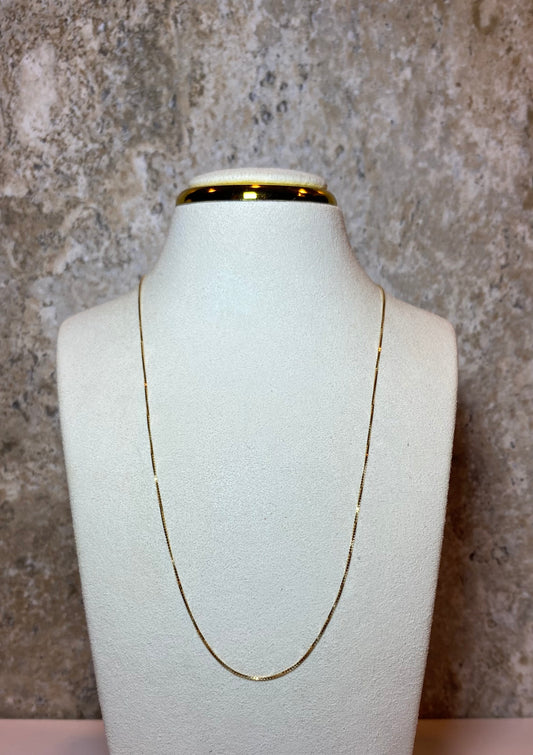 CADENA DAMA 18K 20in 1.5g APROX