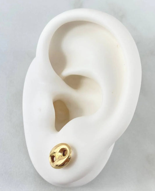PAR ARETES ZARCILLOS GUCCI 18K