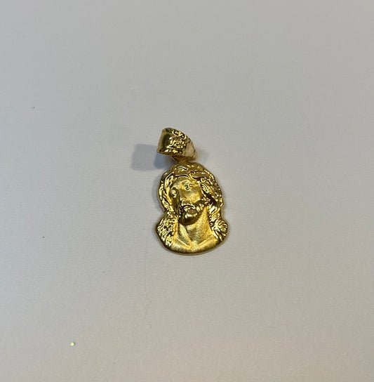 CHRIST PEDANT DIJE CARA CRISTO 18K APROX 1G
