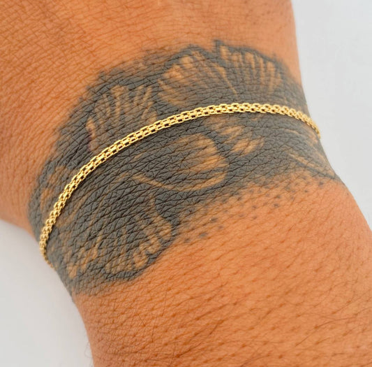 BRACELET PULSO BISMARK CHINO 18K 18cm