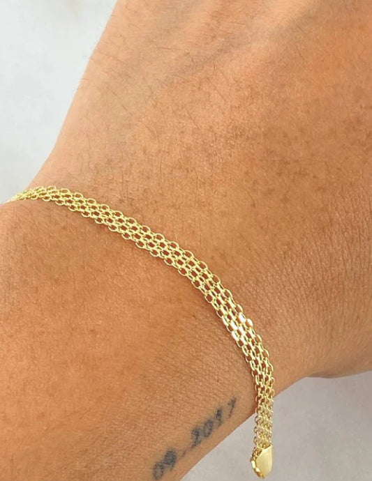 PULSO PULSERA BISMARK CHINO 18K