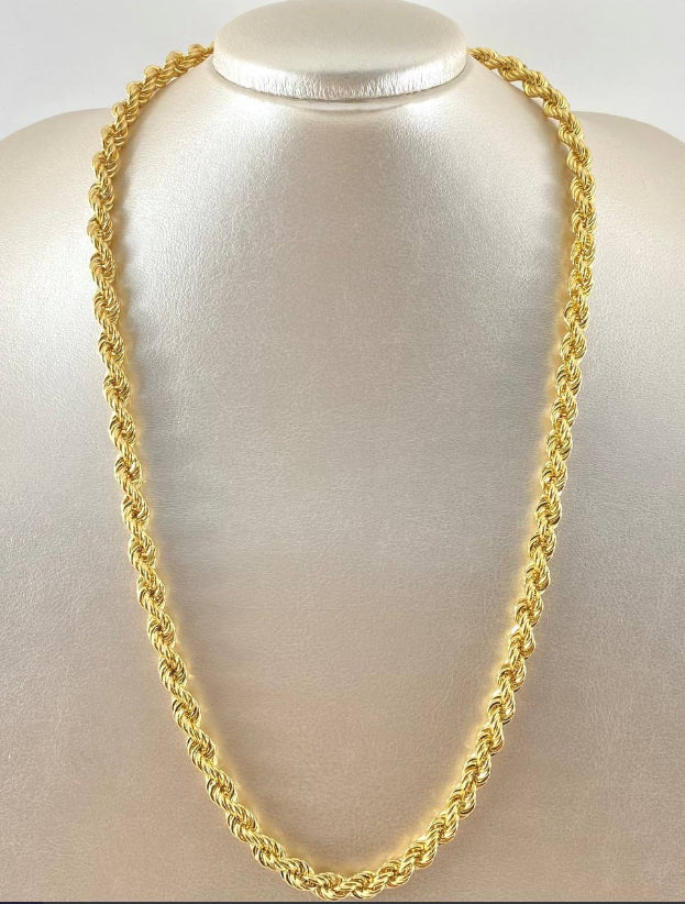 CORDON ROPE LAZO CADENA CHAIN 18K APROX 20G