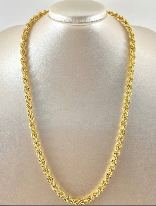 CORDON ROPE LAZO CADENA CHAIN 18K APROX 20G