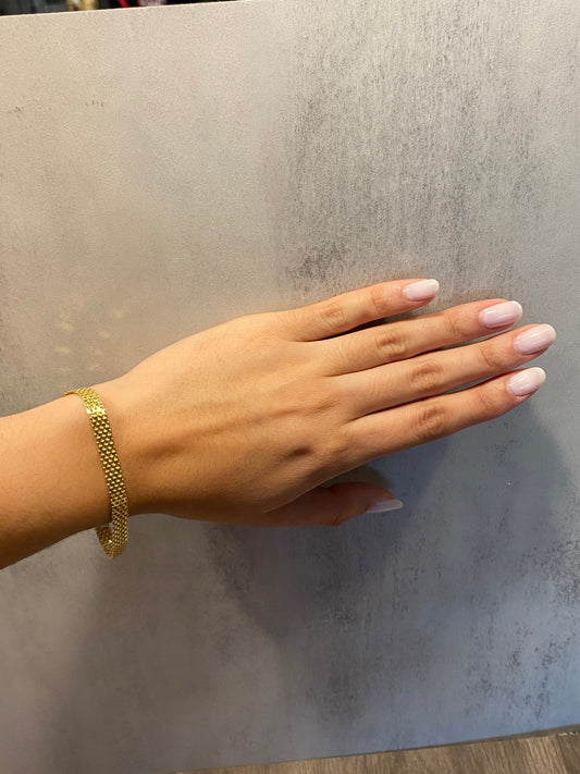 BISMARK BRACELET 18K APROX 7g