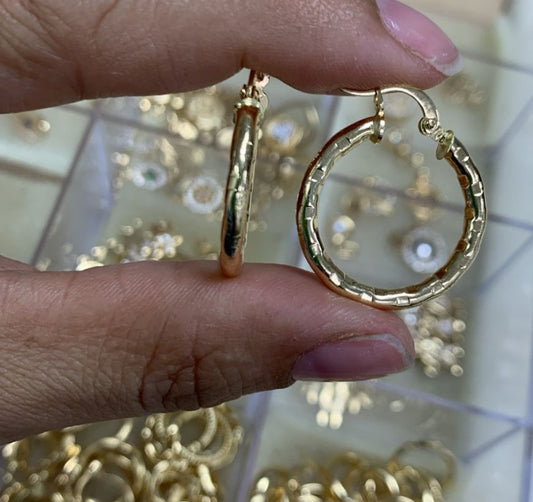 EARRINGS 18K HOOP