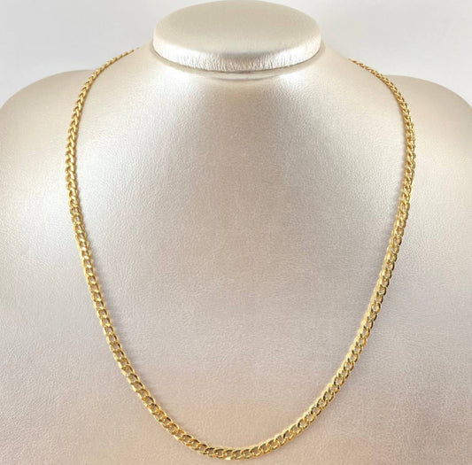 CUBAN LINK CHAIN 24in 18K APROX 11g