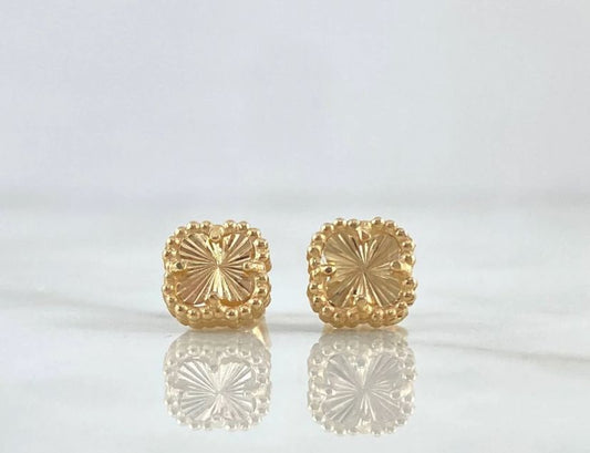 TREBOL EARRINGS 18K