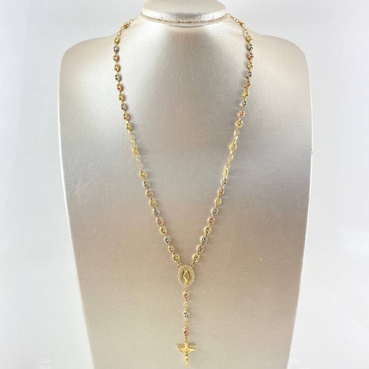 ROSARIO GUCCI 18K 3 oros 17g aprox