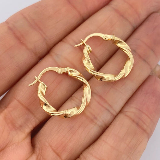 EARRINGS HOOP 18K